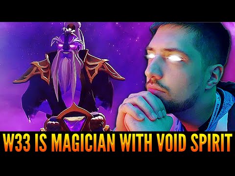 👉 W33 Is True Magician With Void Spirit - As A Batrider God He Know How To Easy Counter It On Mid