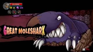 Lost castle as werewolf versus Great moleshark