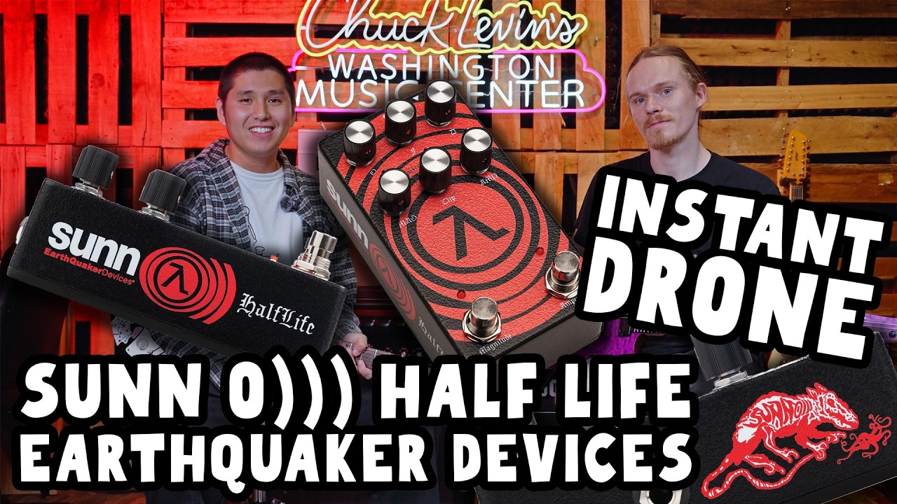 Drone Metal in a Box! EQD Sunn O))) Half Life Octave Distortion Pedal - YouTube