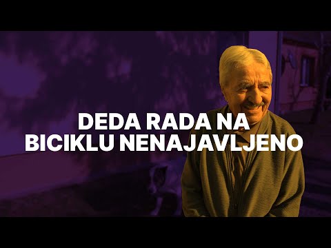 Deda Rada na biciklu, nenajavljeno