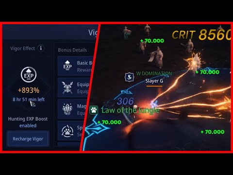 QUE ABSURDO ESSE BOOST DE EXP QUASE 900% SLAYER G - MIR4