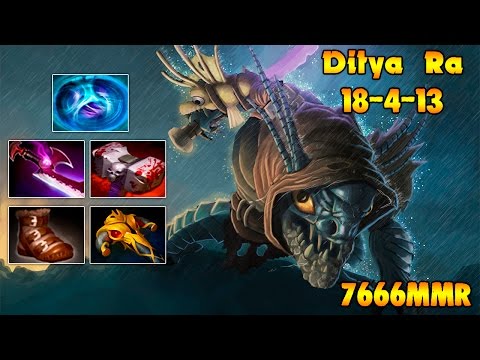 Dota 2 | Pro Gameplay | Ditya Ra Slark RMM 18-4-13