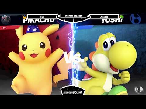 The Side Deck #66 - FDF (Pikachu, Pokemon Trainer) VS Acedia (Yoshi) - SSBU Winners