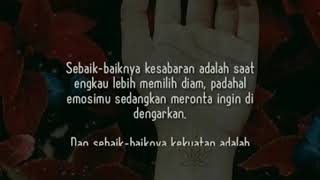 Download lagu STORY WA || Tentang KESABARAN :) mp3
