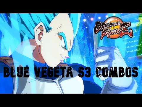 [DBFZ 1.21] Blue Vegeta Season 3 Combo Video (BnB + Optimal Combos)