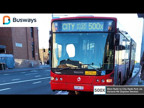 Busways Ryde 2134 ST Volvo B12BLEA Euro 5 Volgren CR228L bus ride.