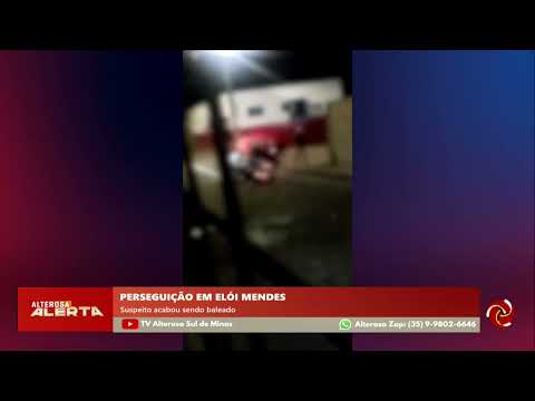 Perseguição em Elói Mendes termina com suspeito ferido