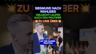 💥CDUler laufen ZU AFD ÜBER⚡#siegmund #afd #wahl #sachsenanhalt #alicew