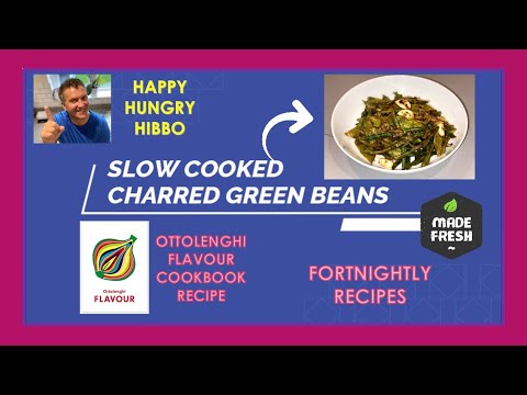 Slowed Cooked Charred Green Beans (Ottolenghi Flavour Cookbook Vegan Recipe) + Homgeek Knives Review