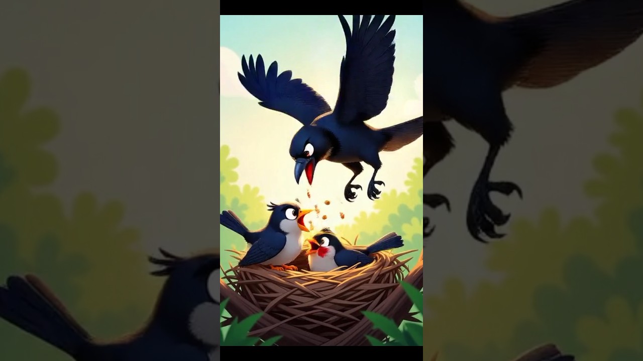 chalak kawwa|चालाक कौआ|mahnati chidiya#shorts #viralshort#cartoon#animation#trending #story#viral