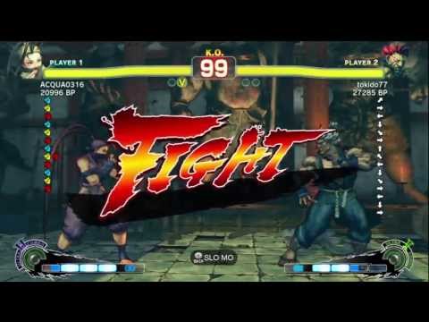 Tokido [Akuma] vs ACQUA0316 [Ibuki] SSF4 Japanese Online Ranked Matches - TRUE-HD