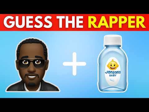 Guess The Rapper by Emoji | Music Quiz 🎵🎶