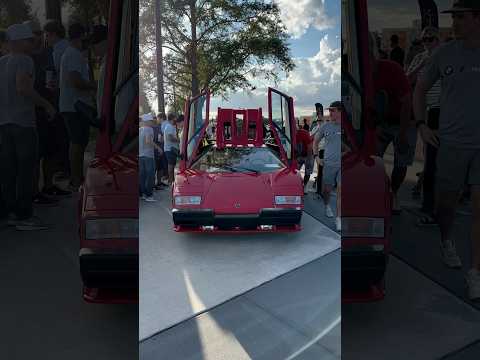 Lamborghini Countach #lamborghini #countach #wallstreet #leonardodicaprio #red #classic #fyp #car