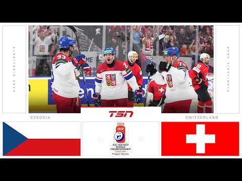 Czechia vs. Switzerland FULL HIGHLIGHTS | 2024 Men's World Hockey Championships