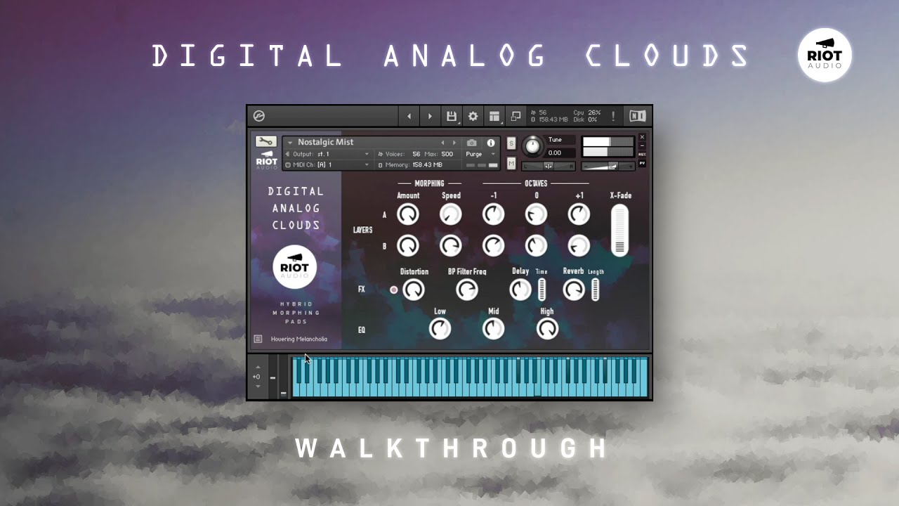 Walkthrough - Digital Analog Clouds | Hybrid Morphing Pads for Kontakt