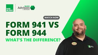 Form 941 vs. Form 944: What's the Difference | Block Advisors