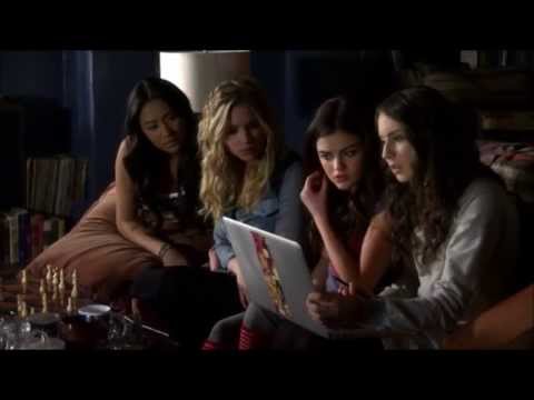 Pretty Little Liars 2x25 - The Girls At Ezra's Apartment.