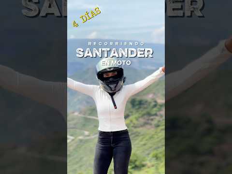Recorre Santander en moto en 4 días #viajes #viajandoporcolombia