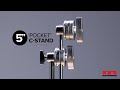 Matthews presents the return of the 5" Pocket C-Stand: UPGRADED