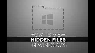 How to hide Unhide Folder and Files in Windows 10 Pro