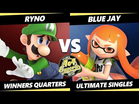 4o4 Smash Night 28 WInners Quarters - Ryno (Luigi) Vs. Blue Jay (Inkling) SSBU Ultimate Tournament
