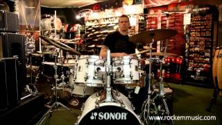 Video thumbnail for Sonor Designer Drum Kit With Meinl Byzance Vintage Sand Cymbals by Rockem Music