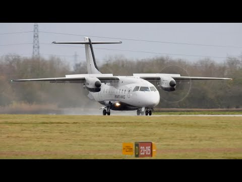 A prop(er) shuttle | Private Wings Dornier 328-110 D-CLAY at Cambridge