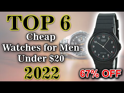 Top 6 Cheap Analog Watches for Men Under $20