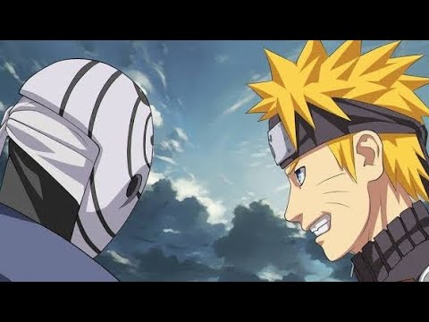NARUTO VS OBITO, SAGE MODE FIGHT SCENE🥶 🦊