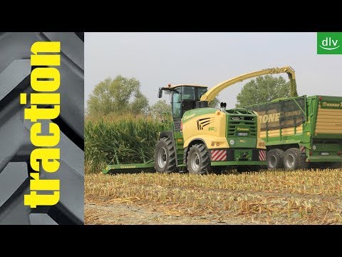 Krone BiG X 780 in the traction work sample