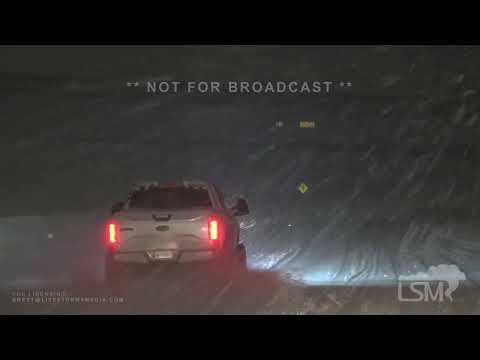 1-16-22 Greenville County, SC - Interstate 385 - Heavy Snow - Plowing - Reckless Driver