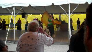 Dance of the Caravans (belly dance veil solo) - Indiana State Fair 2011