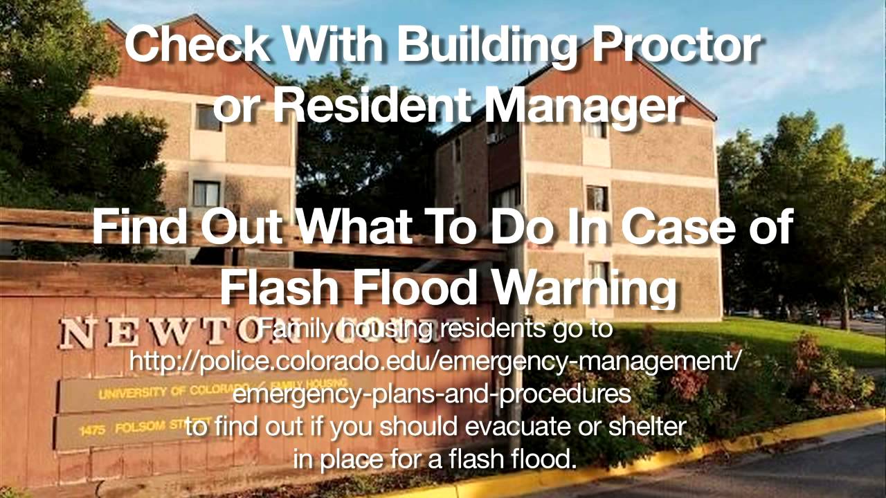 CU-Boulder Flash Flood Tips
