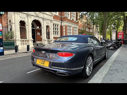 Carspotting in Mayfair, London - Part 1 #ferrari296gtb #rollsroycesilverseraph #astonmartinvantage