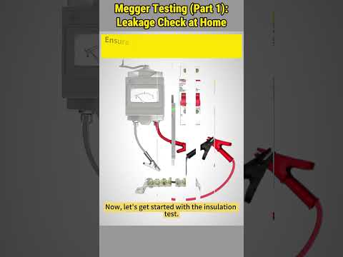 Megger Testing Part 1: Check Electrical Wiring In Your Home #howto #wiring #troubleshooting