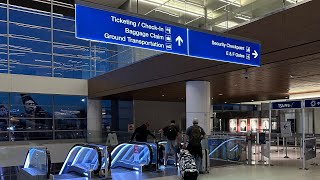 Phoenix Airport (PHX) Walking Directions from Car Rental Return to Airport Departures