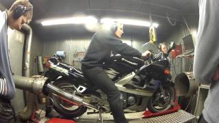 preview picture of video 'Kawasaki ZZR 600 1996 Delkevic Exhaust stage1 Tovami Tuning Goes'