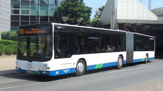 preview picture of video '[Sound] Bus MAN NG 323 (Wagennr. 5622) der Niederrheinische Verkehrsbetriebe AG, Moers (Kreis Wesel)'
