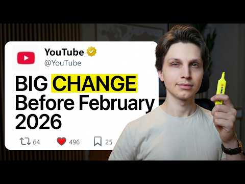 YouTube is Changing in 2026 (Do THIS Before February)