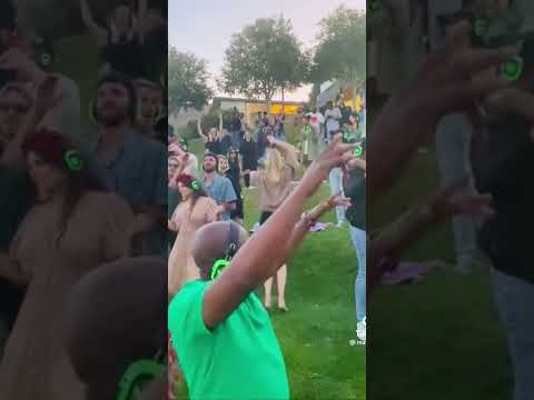 Silent disco is so funny when you’re not in it 🤣🤣🤣