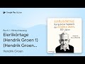 „Eierlikörtage (Hendrik Groen 1) (Hendrik…“ von Hendrik Groen · Hörbuchauszug