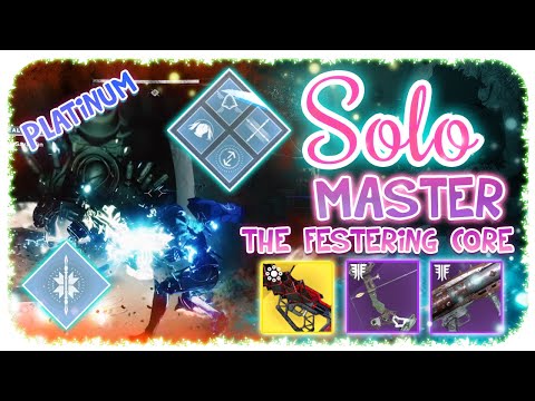 Solo 1080 Ordeal Master Nightfall Hunter - The Festering Core - Destiny 2 ( Platinum Rank )