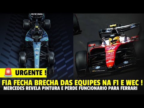 FIA DE OLHO NA FERRARI, ALPINE E MCLAREN 👀 ! MERCEDES REVELA PINTURA | FORMULA 1