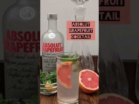 Absolut Grapefruit Cocktail That fruity bitter taste of Grapefruit 💯