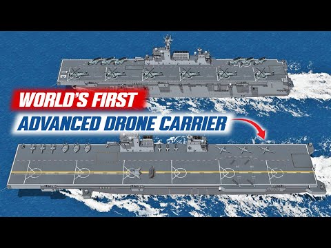 Typ 076 Sichuan: Chinesisches Kriegsschiff, das Tarnkappendrohnen abfeuert!