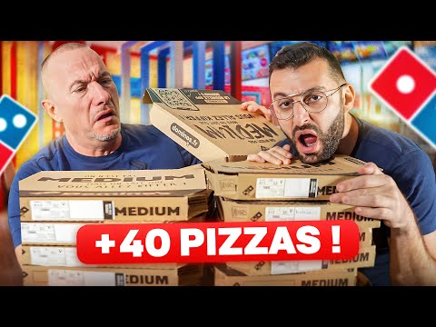 On a acheté toutes les pizzas de la carte Domino's Pizza !