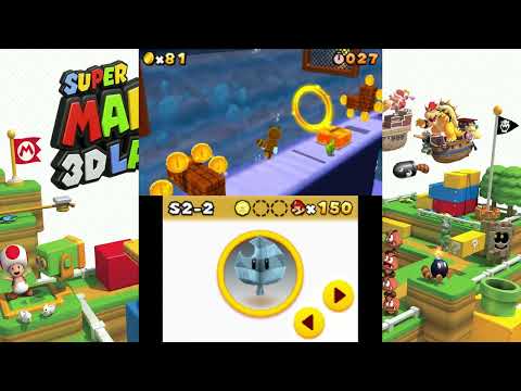 Super Mario 3D Land - S2-2 (All Star Coins)