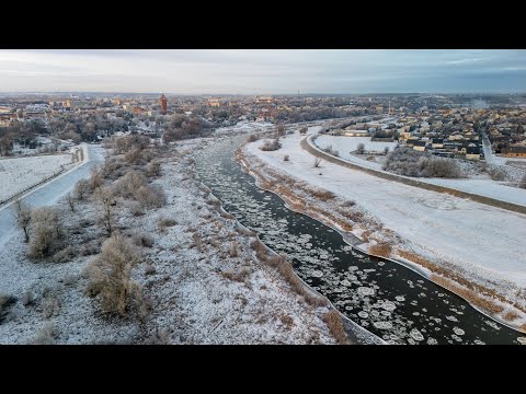 Zimowa rzeka Warta i Jezioro Grzymisławskie | Śrem | 10 stycznia 2026