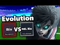 Rin Style Evolution Showcase Mythic Rin VS NEL Rin Blue Lock Rivals