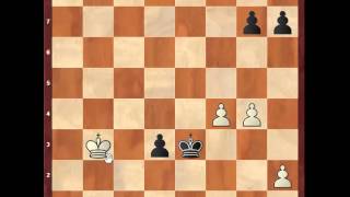 Chess: 3 passed pawn endgame, John Stanley - William Tullidge, 1888, 0-1 http://sunday.b1u.org